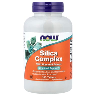Комплекс NOW Foods Silica with Horsetail Extract, 180 таблеток