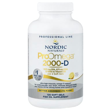 Продукт Омега-3 Nordic Naturals, 2000 мг, 120 мягких капсул