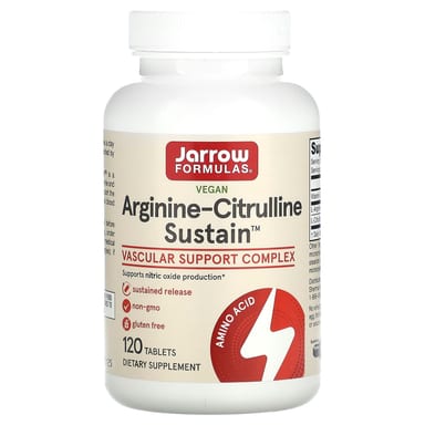 Аргинин-Цитруллин Jarrow Formulas, 120 таблеток