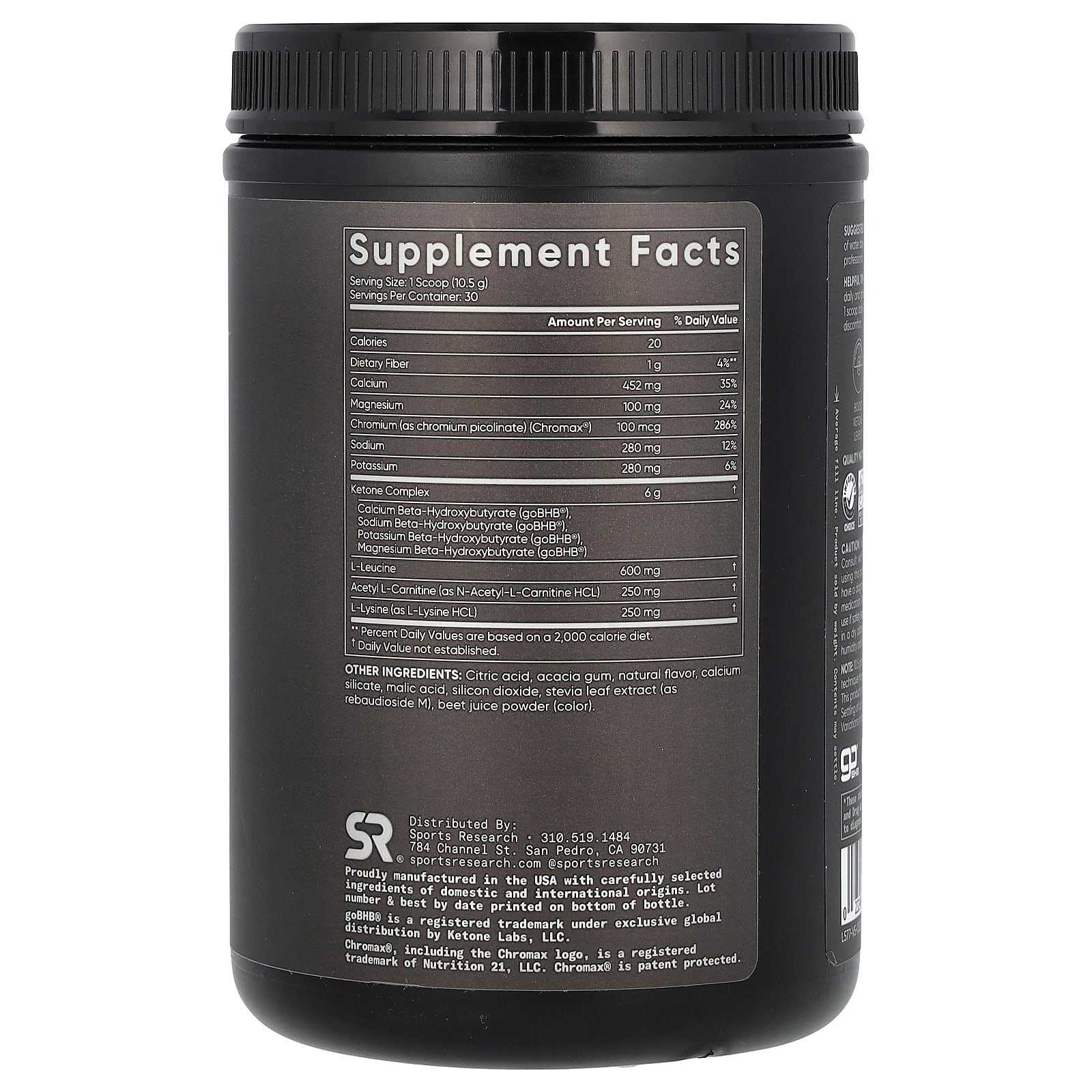 Кето Sports Research, 11.1 oz (315 g) — фото 2