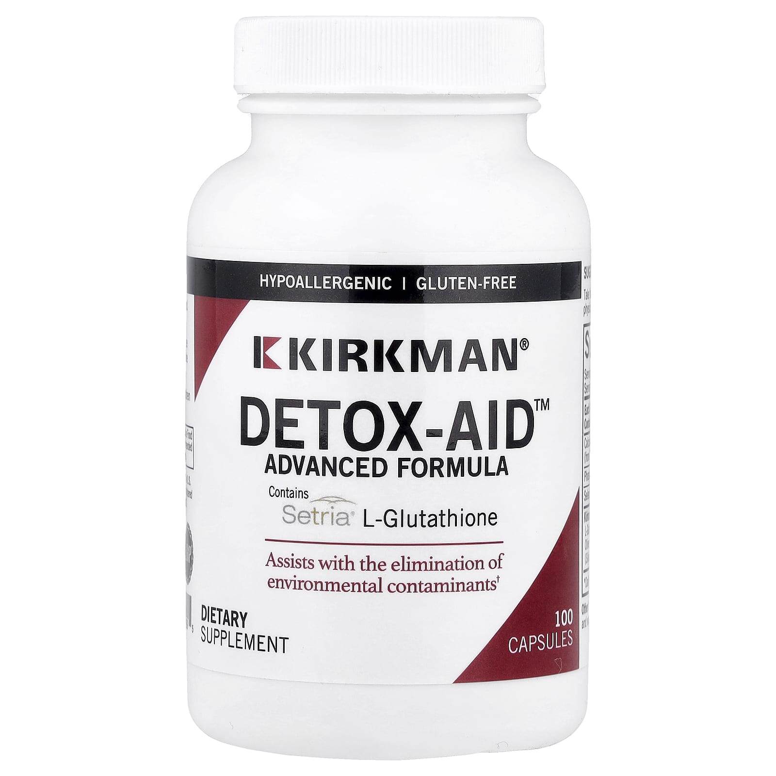 Комплекс Kirkman Labs Detox-Aid™ Advanced, 100 капсул
