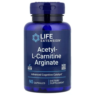 Фото товара: Ацетил-L-карнитин Life Extension Acetyl-L-Carnitine Arginate, 90 капсул