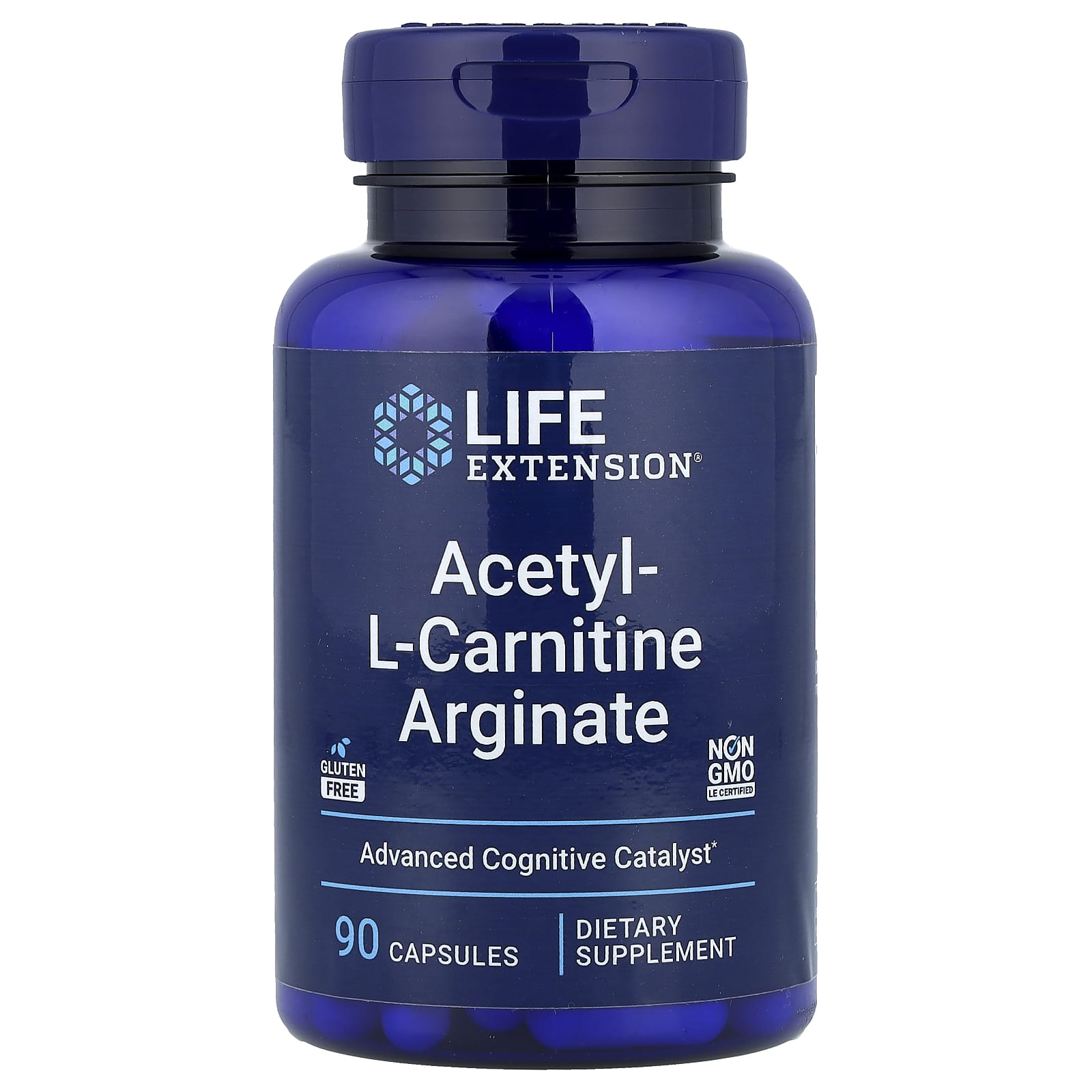 Ацетил-L-карнитин Life Extension Acetyl-L-Carnitine Arginate, 90 капсул