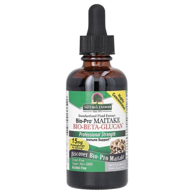 Майтаке Nature's Answer Bio-Pro Bio-Beta-Glucan, 15 мг, 60 мл