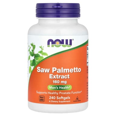 Пальметто NOW Foods Extract, 160 мг, 240 мягких капсул