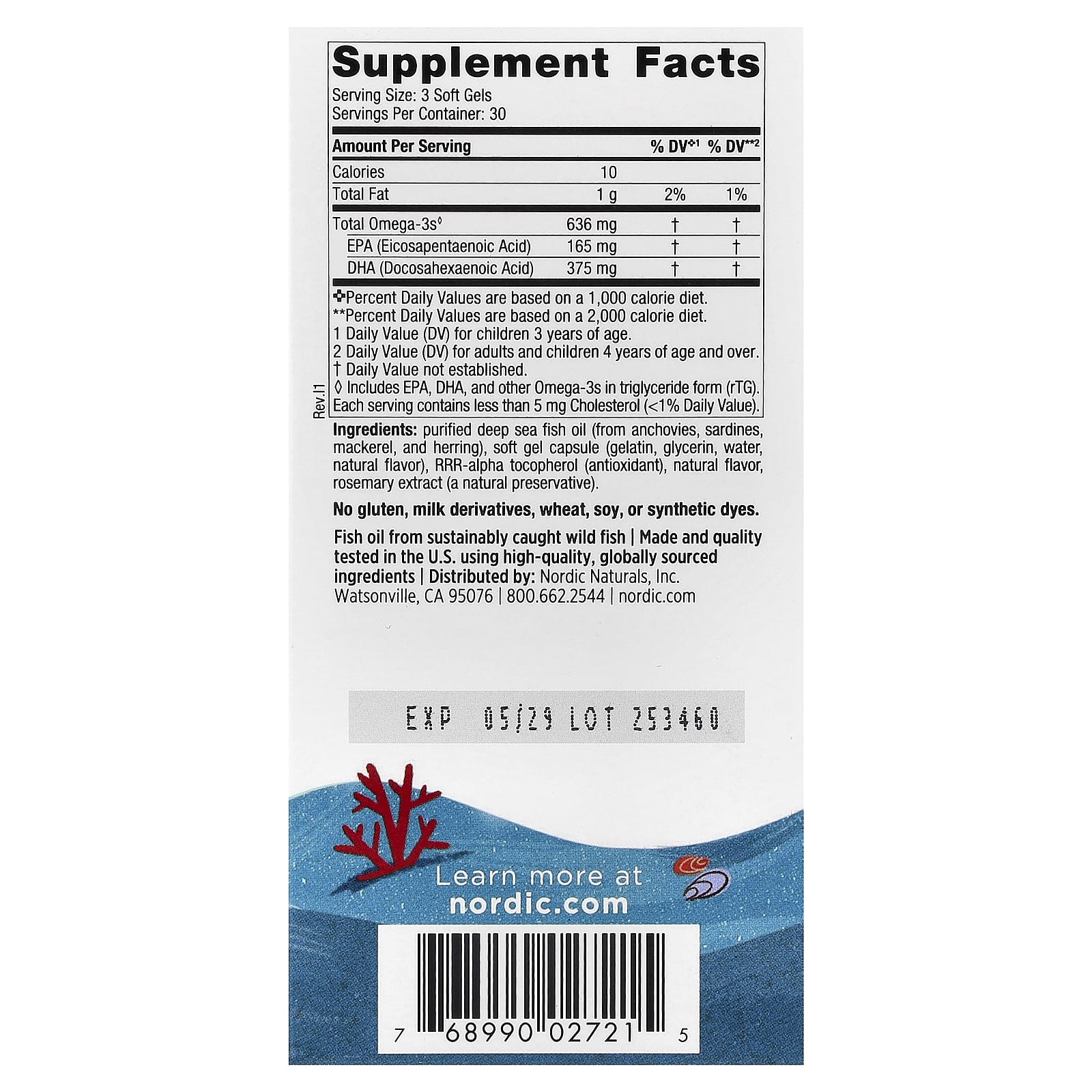 Детский Nordic Naturals DHA™ Xtra -6 90 Mini Chewable Soft Gels, вкус Berry Punch, для детей от 3 лет, мягкие капсулы — фото 3