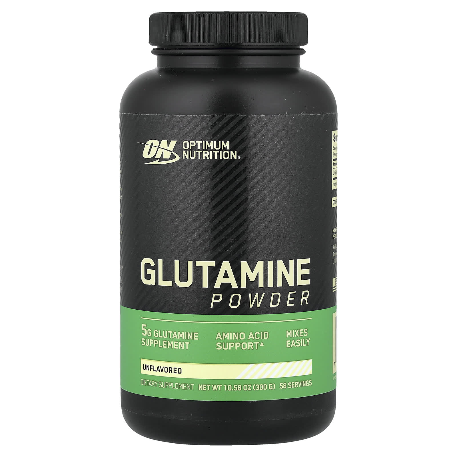 Порошок Optimum Nutrition Glutamine, без вкуса, 300 г