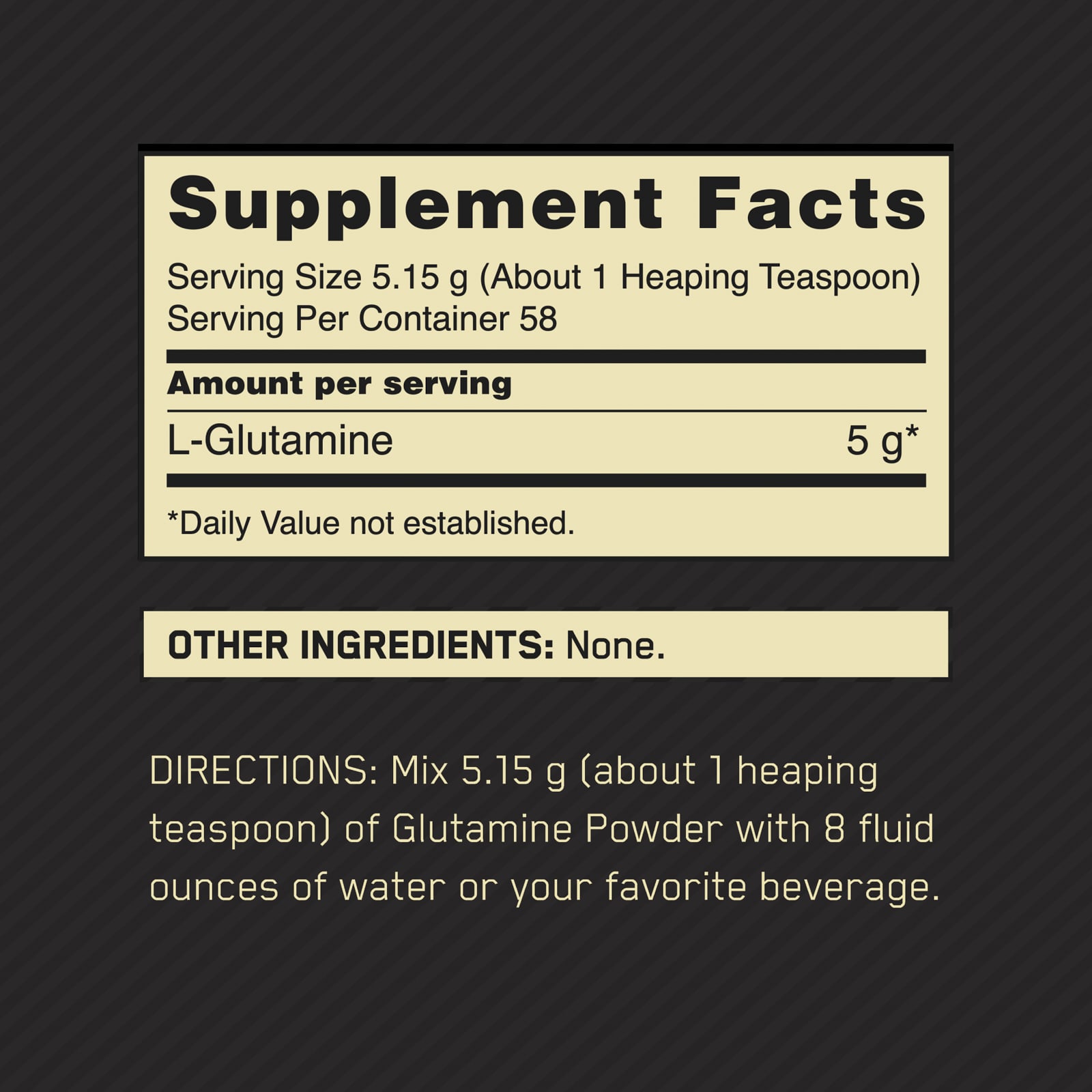 Порошок Optimum Nutrition Glutamine, без вкуса, 300 г — фото 3