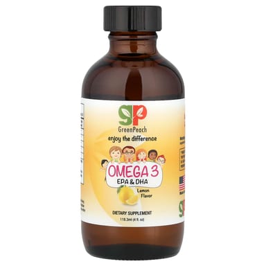 Омега-3 GreenPeach EPA & DHA, вкус Lemon, 118.3 мл