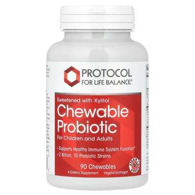 Пробиотик Protocol for Life Balance Chewable For Children and Adults 2 Billion, 90 жевательных таблеток