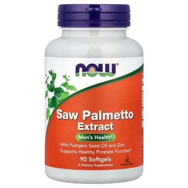 Пальметто NOW Foods Extract, 90 мягких капсул