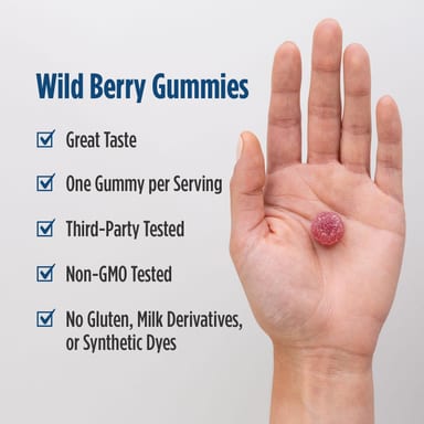 Витамин D3 Nordic Naturals Gummies, вкус Wild Berry, 60 жевательных пастилок