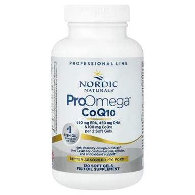 Фото товара: Коэнзим Q10 Nordic Naturals ProOmega®, 120 мягких капсул
