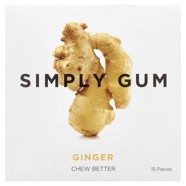 Имбирь Simply Gum Chewing Gum, оттенок 15 Pieces
