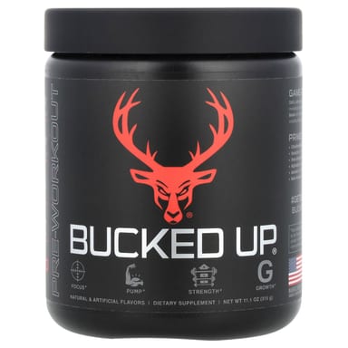 Предтренировочный комплекс Bucked Up, вкус Red Raspberry, 315 г