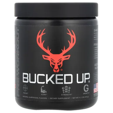 Фото товара: Предтренировочный комплекс Bucked Up, Red Raspberry, 315 г