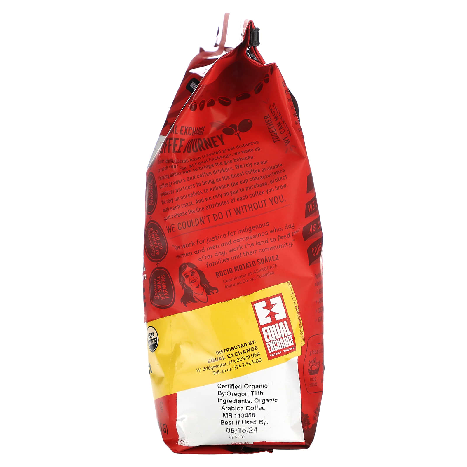 Кофе Equal Exchange Organic Whole Bean French Roast, 283.5 г — фото 2