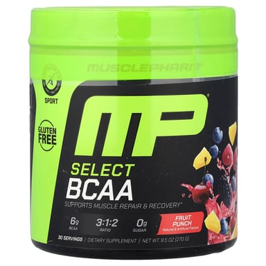 BCAA MusclePharm Select, вкус Fruit Punch, 270 г