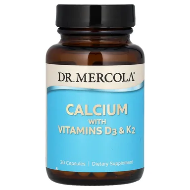 Фото товара: Витамины Dr. Mercola Calcium with D3 & K2, 30 капсул