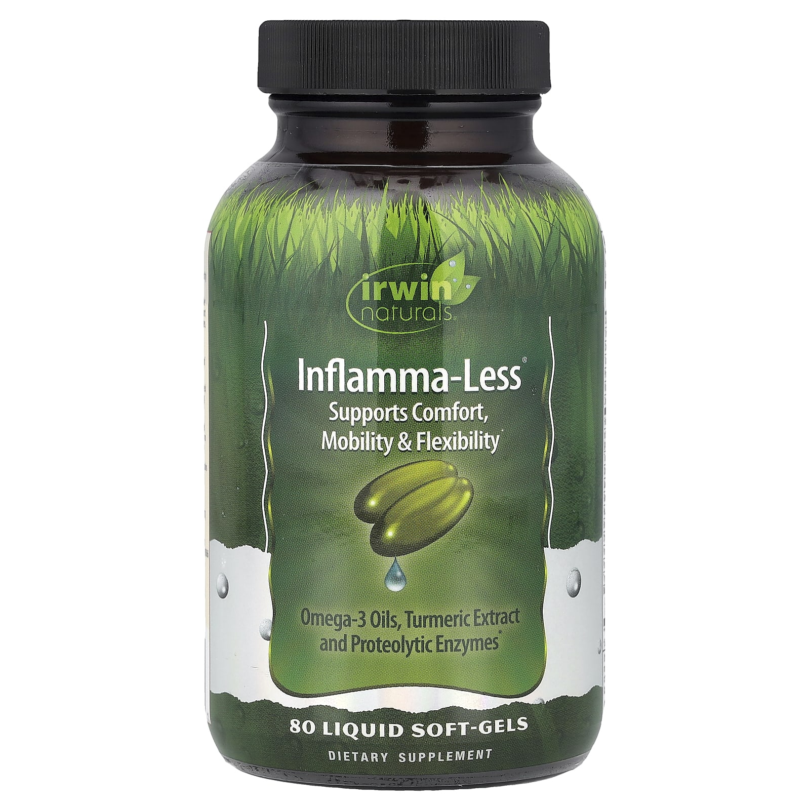Противовоспалительное средство Irwin Naturals, 80 мягких капсул