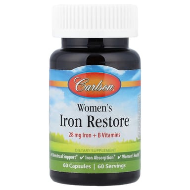 Железо Carlson Women's Restore, 60 капсул