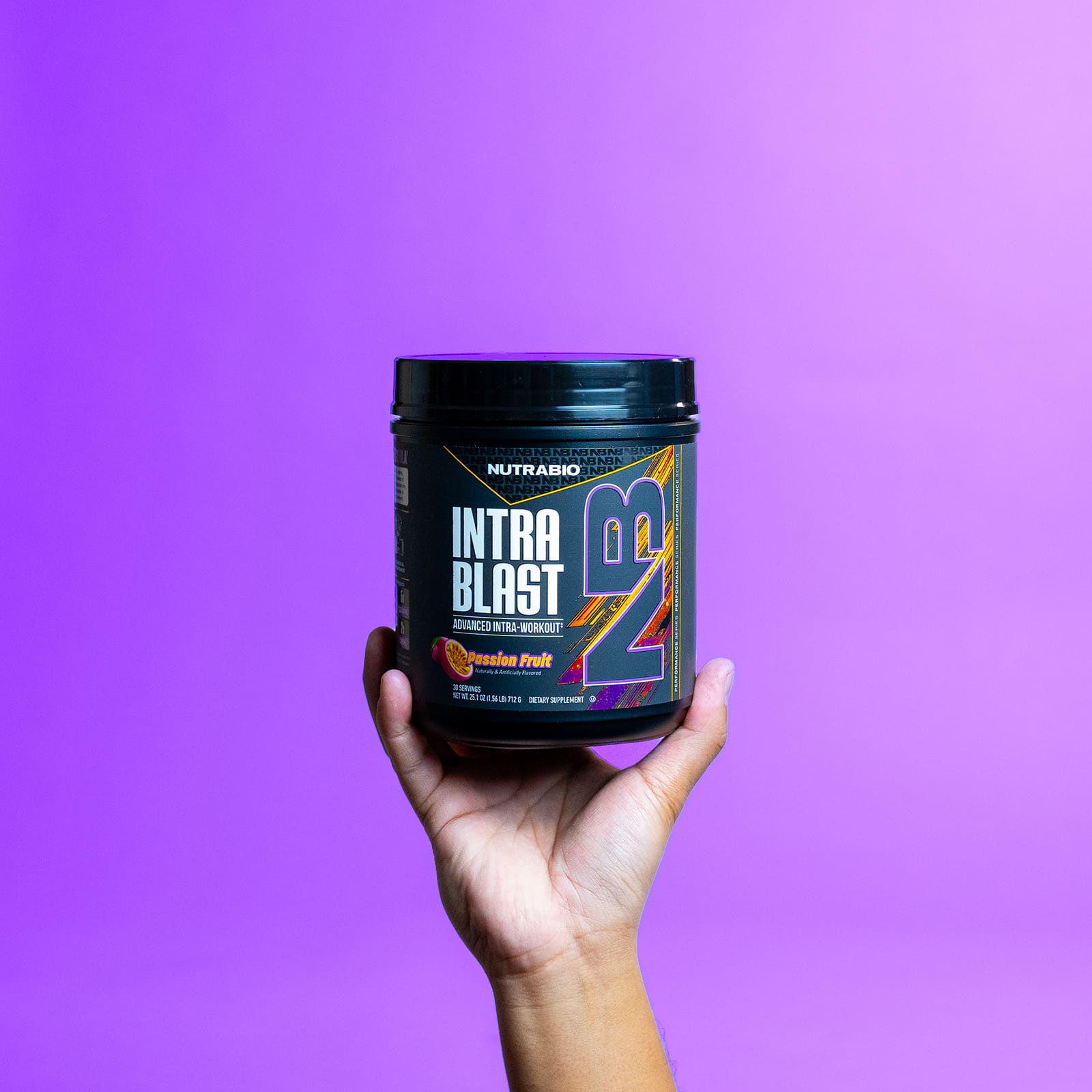 Предтренировочный комплекс NutraBio, 1.56 lb (712 g), вкус маракуйи — фото 5