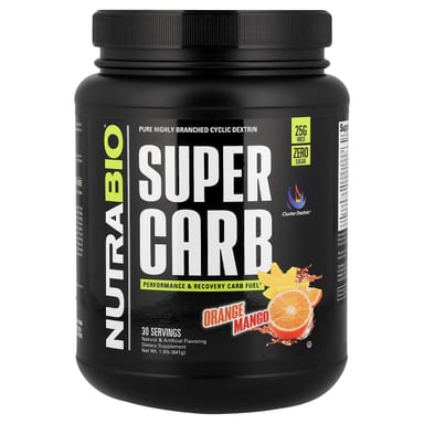 Супер углеводы NutraBio, 1.9 фунта (841 г)