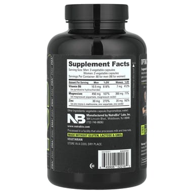 ZMA NutraBio ZMA®, 180 капсул
