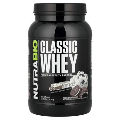 Фото товара: Сывороточный протеин NutraBio Classic Ice Cream Cookie Dream, 907 г
