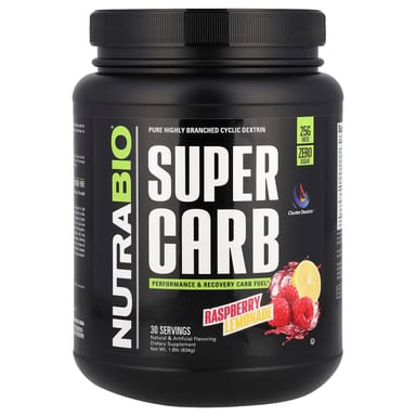 Супер углеводы NutraBio, 1.8 фунта (834 г)
