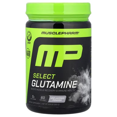 Порошок MusclePharm Select Glutamine, без вкуса, 300 г