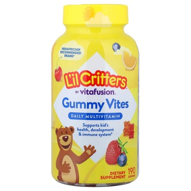 Мультивитамины L'il Critters Gummy Vites Daily, 190 жевательных пастилок