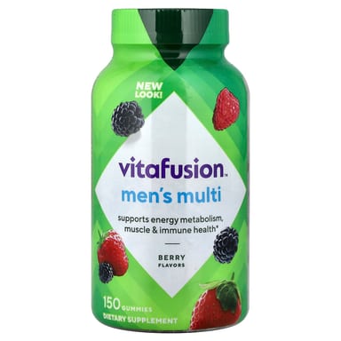 Мужские мультивитамины VitaFusion Gummies, вкус Berry, 150 жевательных пастилок