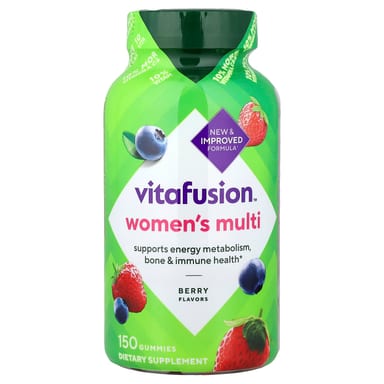Женские мультивитамины VitaFusion Gummy, вкус Berry, 150 жевательных пастилок