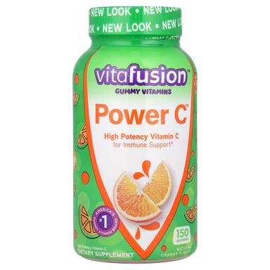 Витамин C VitaFusion Power C™ High Potency Gummies, вкус Natural Orange, 150 жевательных пастилок