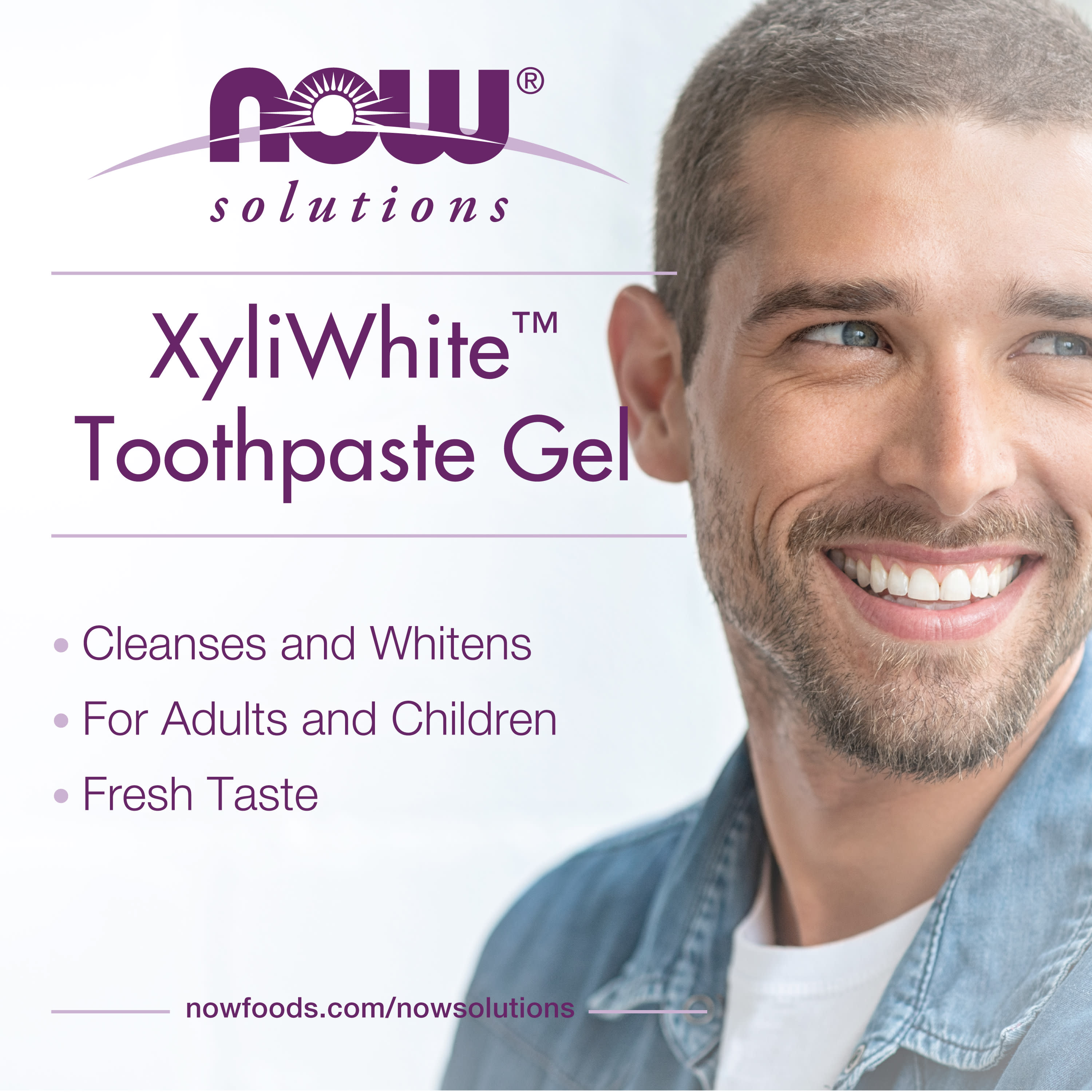 Кокосовое масло NOW Foods Solutions XyliWhite™ Toothpaste Gel Mint, вкус Coconut Oil, Mint, 28 г, гель — фото 2