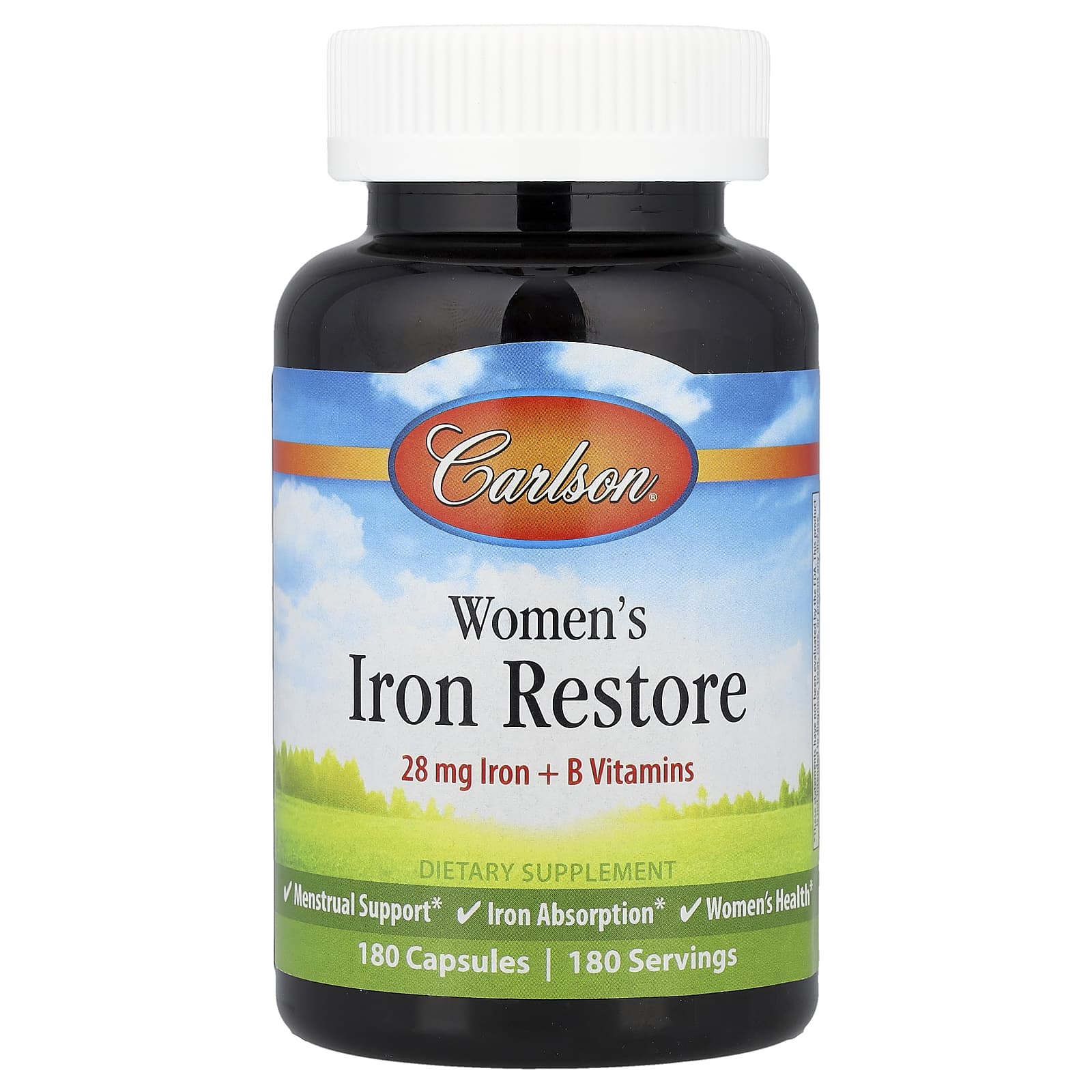 Железо Carlson Women's Restore, 180 капсул