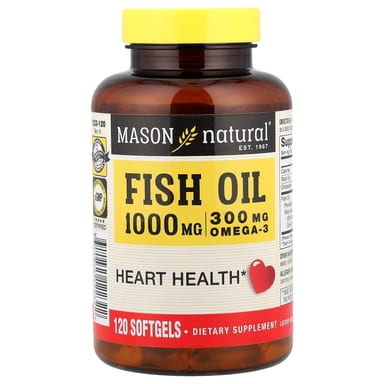 Рыбий жир Mason Natural, 1000 мг, 120 мягких капсул