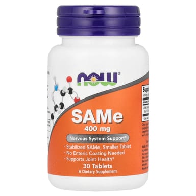 SAMe NOW Foods SAMe, 400 мг, 30 таблеток