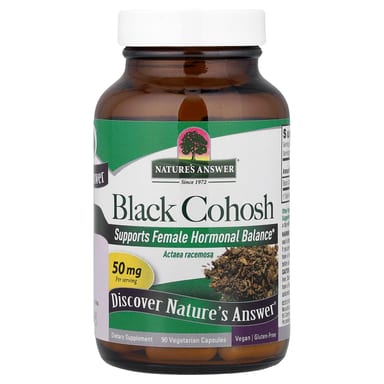 Корень клопогона Nature's Answer Full Spectrum Herb, 50 мг, 90 растительных капсул