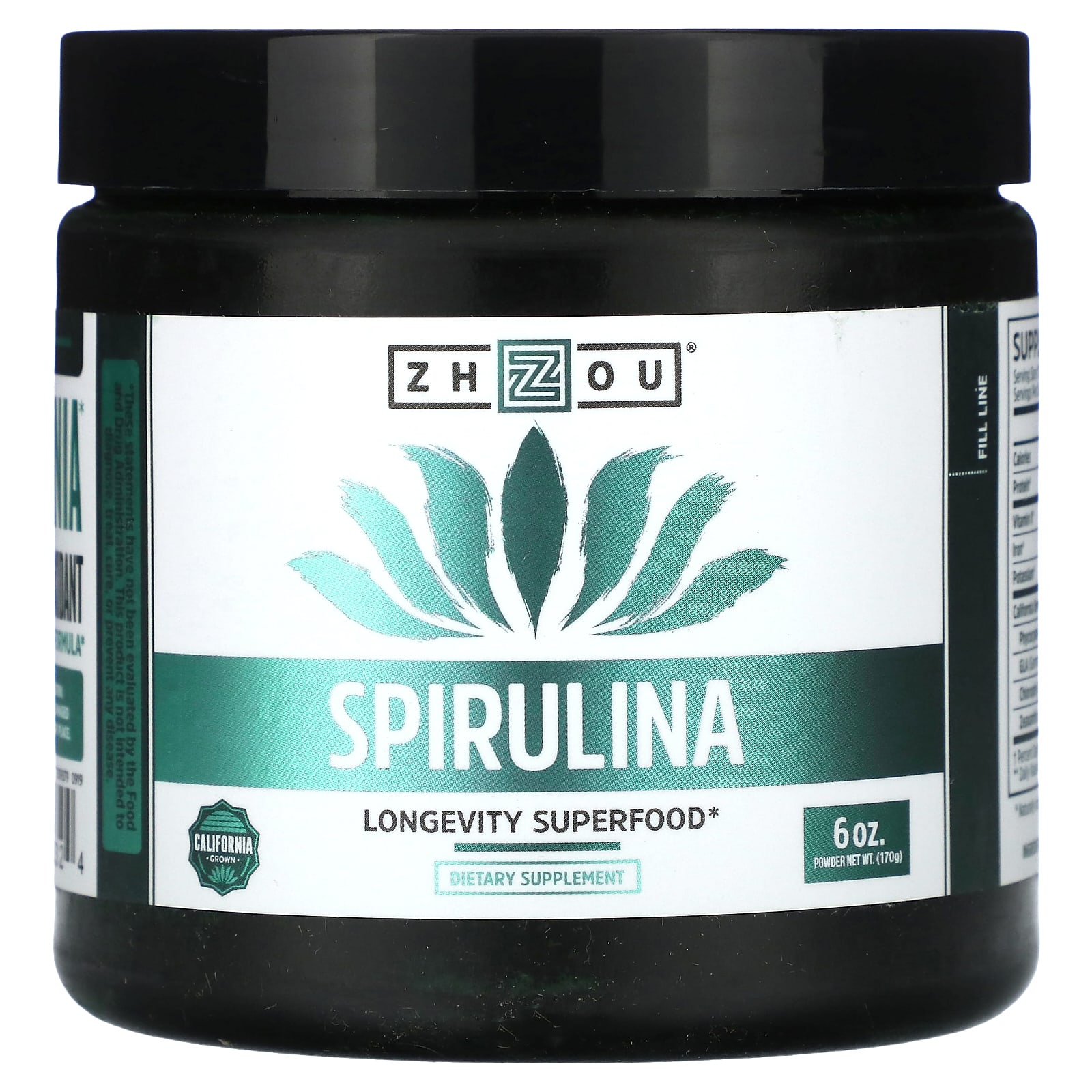 Спирулина Zhou Nutrition Longevity Superfood, 170 г — фото 2