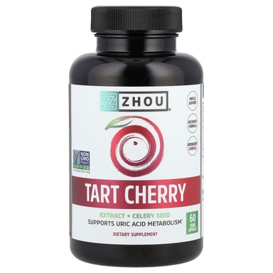 Семена сельдерея Zhou Nutrition, вкус Tart Cherry Extract Celery Seed, 60 растительных капсул