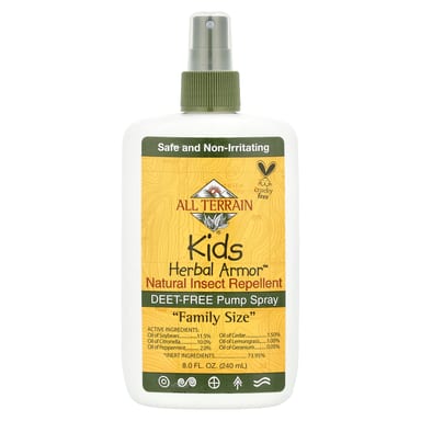 Детский растительный репеллент Herbal Armor All Terrain Herbal Armor™ Natural Insect Repellent, 240 мл
