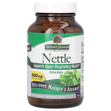 Крапива Nature's Answer, 90 вегетарианских капсул (300 мг на капсулу)