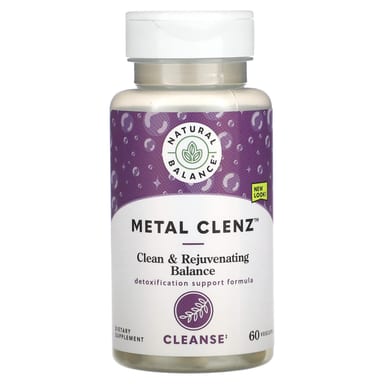 Металлический очиститель Natural Balance, 60 вегетарианских капсул