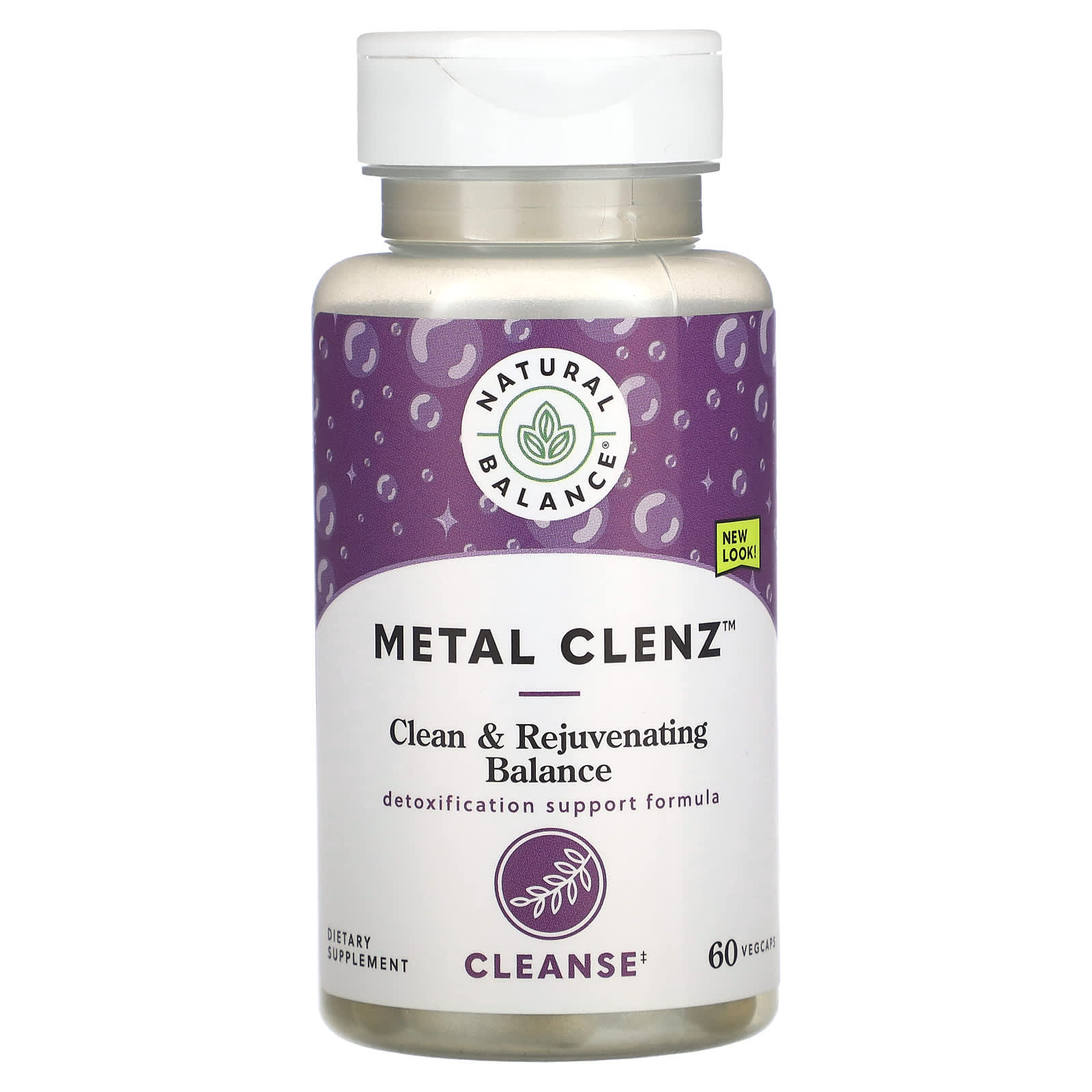 Металлический очиститель Natural Balance, 60 вегетарианских капсул — фото 2