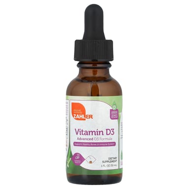 Витамин D3 Zahler Advanced D3 Formula, 25 мкг (1000 МЕ), 30 мл