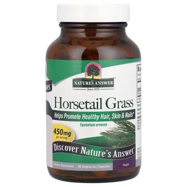 Хвощ Nature's Answer, 450 мг, 90 растительных капсул