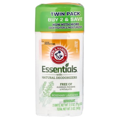 Дезодорант Arm & Hammer Essentials™ with Natural Deodorizers Rosemary Lavender, 71 г, набор из 2 шт.