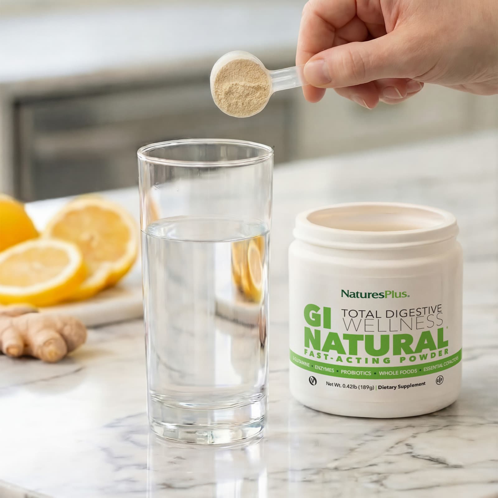 Порошок NaturesPlus GI Natural® Fast-Acting, 174 г, 0. — фото 5